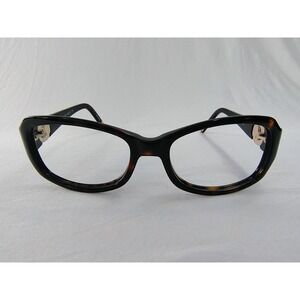 Saks Fifth Avenue Brown Tortoise Oval Glasses S5A47/S 086 RJ 52 16 130